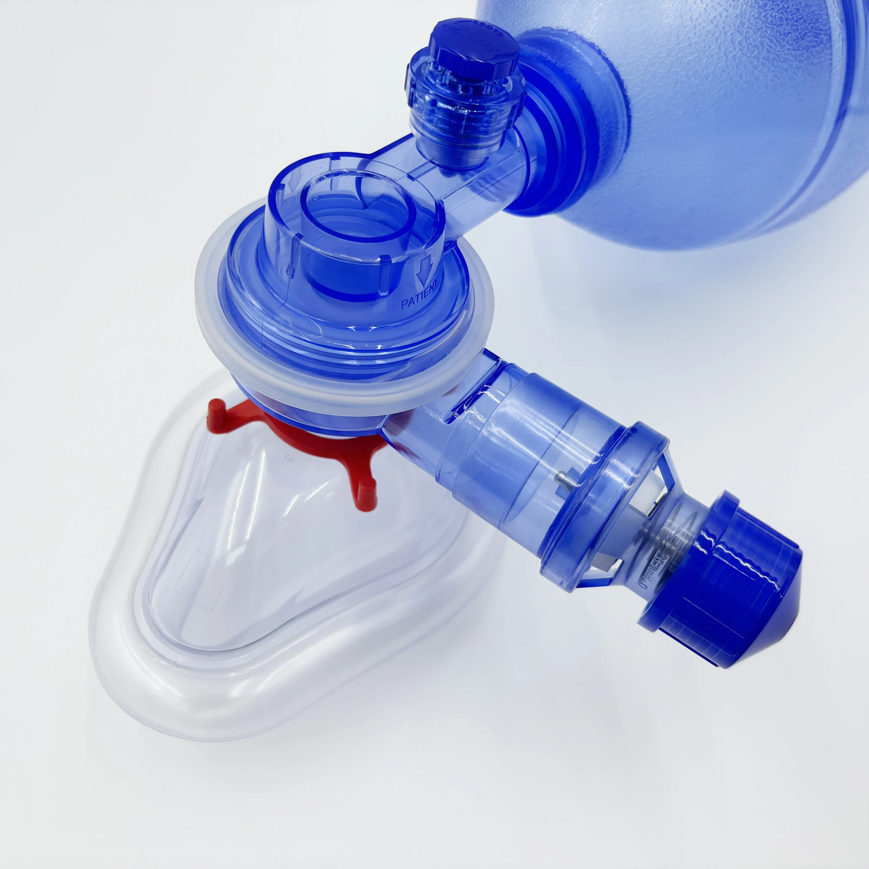 2024 New CPR Online Shopping Bacterial Filter Ventilation Pediatric Size Spur II Manual Resuscitator Ambu Bag