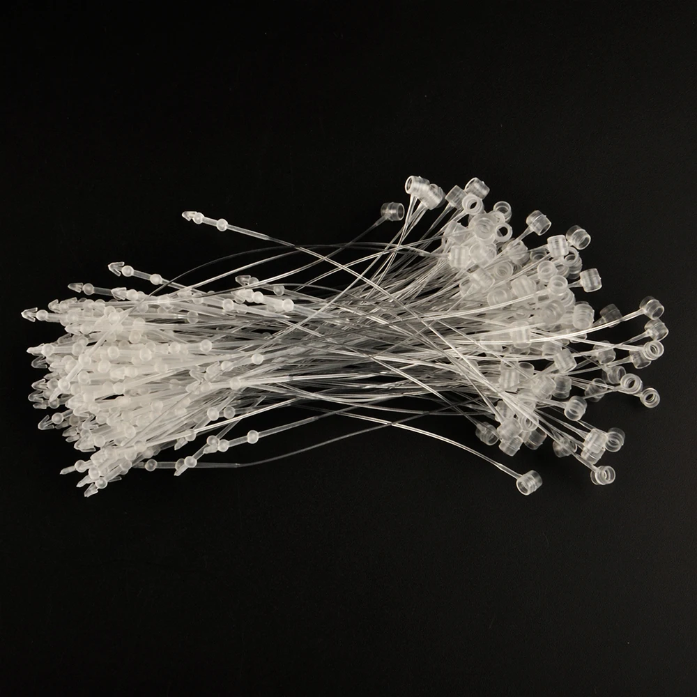 Round Head 3 Inch Loop Lock Pins Plastic Loop Lock Pins For Garment Tag Loop Lock Pins Factory Direct Sales