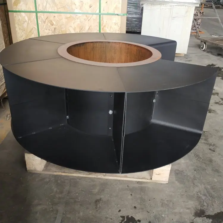 Outdoor Fire Brazier Oven Fire Pit Garden Fireplace and Grill