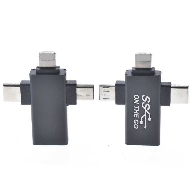Triad OTG Converter Type-C Mirco plug adapter fast transfer USB 3.0 extension Connector charge for mobile phone  laptop