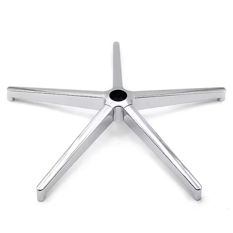 Good Price Five Star Base Office Accessories Chromed Chair Base Swivel Office Spare Part Foot for Chair