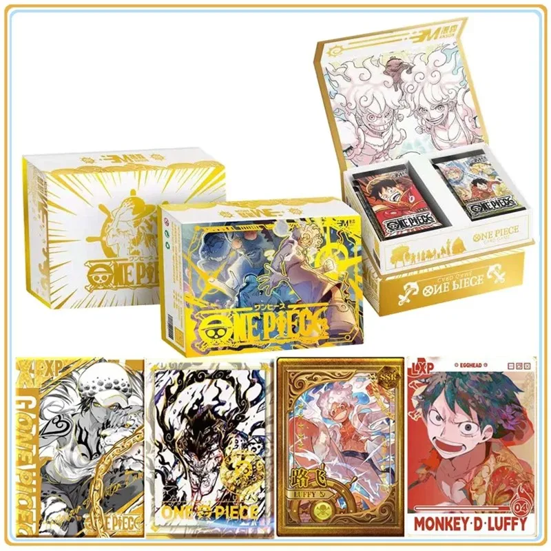 Wholesale One Pieces Collection Cards Booster Box Rare Anime Figure Zoro Shanks Luffy Game Trading Collectible Cards Toy Gifts