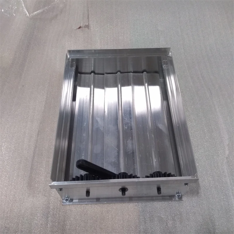 Air duct supply air diffuser damper aluminum adjustable gear control opposed blade damper