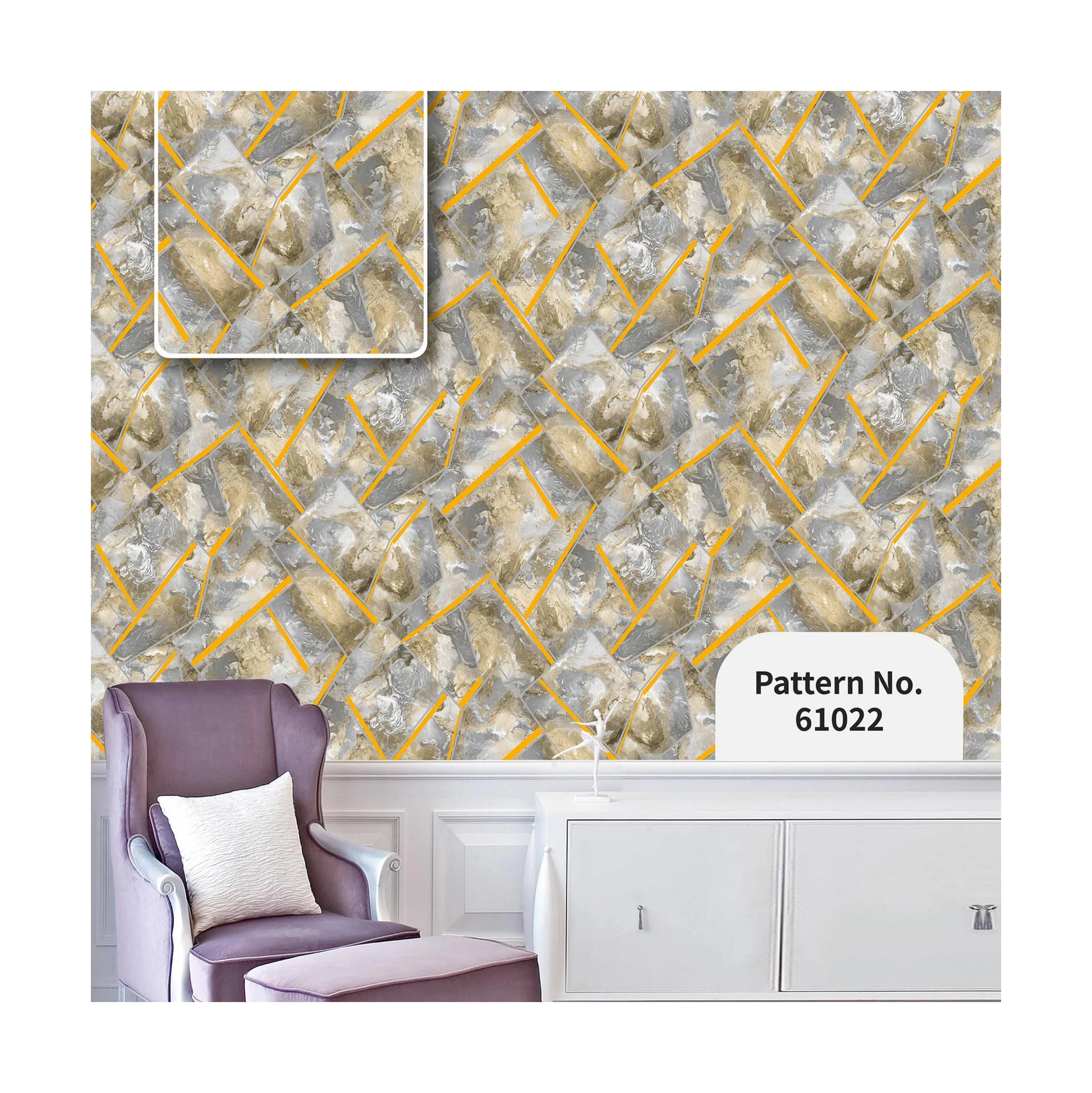 modern brief wallpaper 3D modern metallic wallpaper bedroom decorative PVC wallpaper