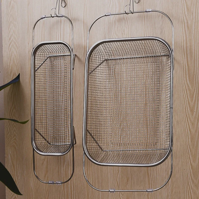 304 stainless steel sink drain basket sink vegetable basin kitchen retractable household filter fruit storage rack
