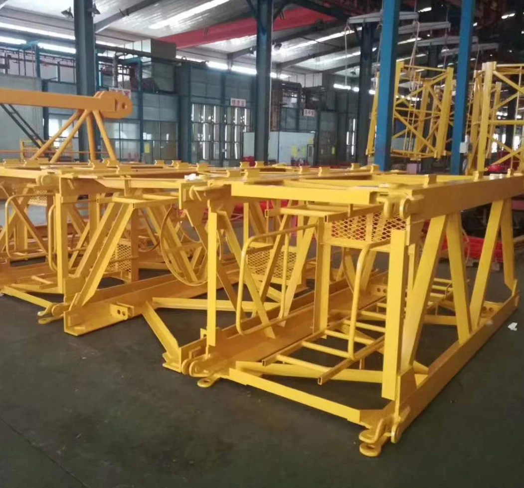 Widely Used Construction Machinery 6 Ton Flat Top Tower Crane PT6013-6 CE