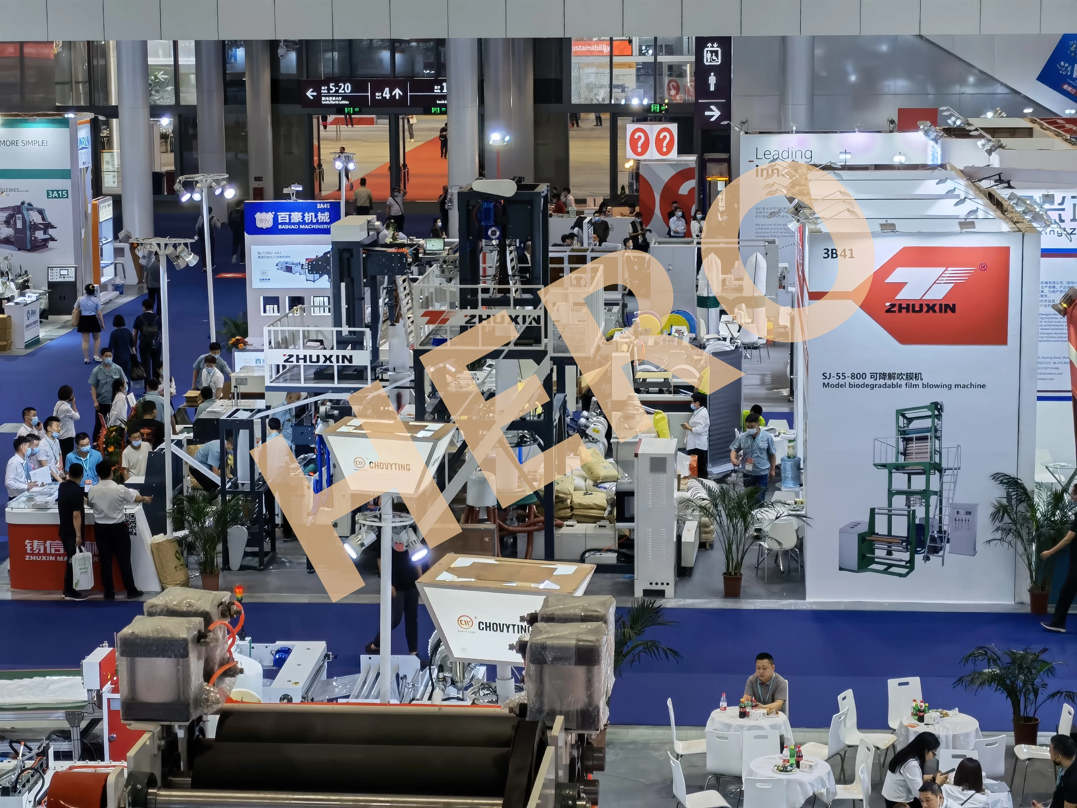 3 Layers Plastic Film Blowing Machine For Courier Bag ABA China Hdpe-ldpe Film Blowing Machine Film Extruder