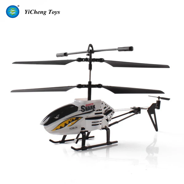 YiCheng бренд индукционный Инфракрасный контроль RC вертолет, 3.5CH Летающая акула металлический Вертолет