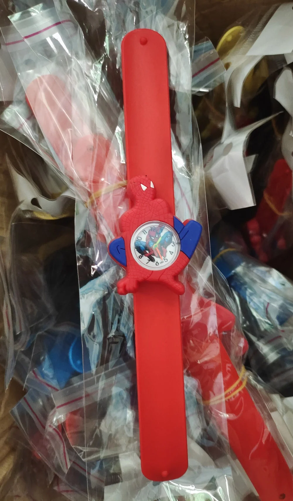 Wholesale cheap toy paw cartoon slap snap on silicon wrist watch kids watches cartoon slap watch children