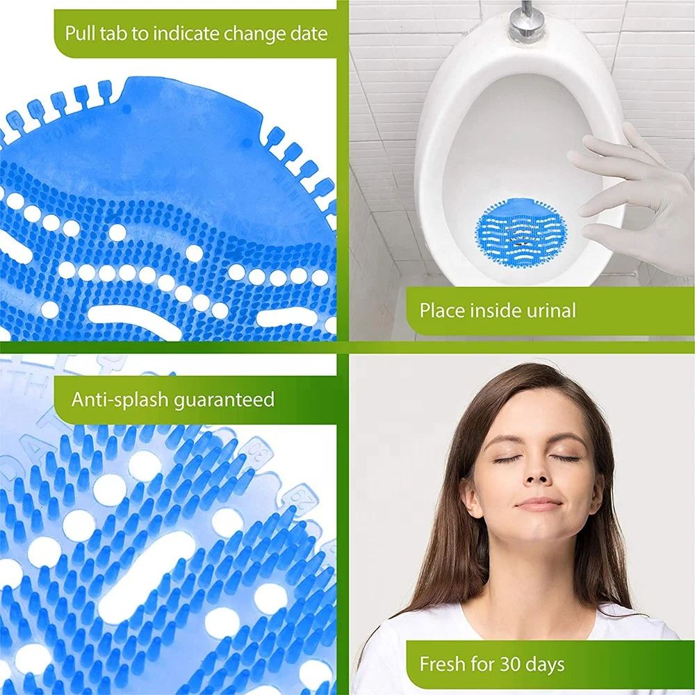 2022 Hot Sale Man Toilet Anti Splash Urinal Screen Mat Man Urinal Toilet Deodorizer Fragrance