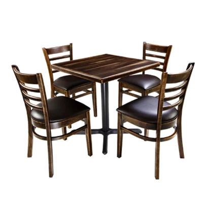 restaurant wood chair hot selling restaurant cafe wood table and chair