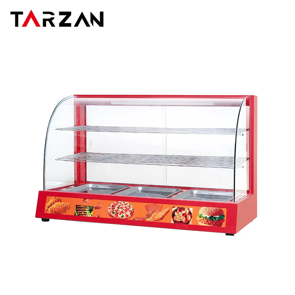 Stainless Steel Warming Cabinet Hot Cabinet Burger Cabinet Black Right Angle Beveled Commercial Restaurant