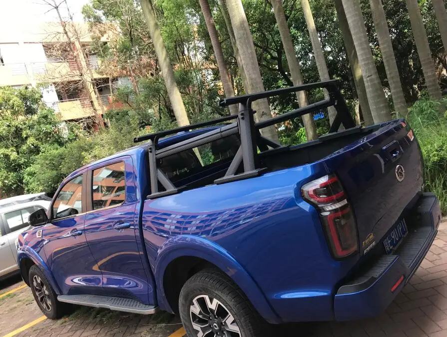 JFC-3002 Hot selling universal aluminum 800lb capacity camion pick up pickuo rear gutter roof truck clamp bed car ladder rack