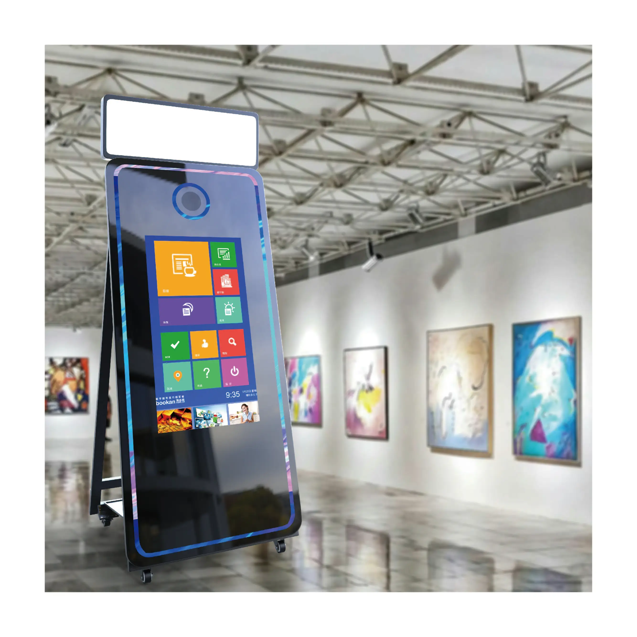 Hot Sale 70 inch 40 inch Magic Mirror Photo Booth for Sale Selfie Photo Mirror booth Fotomation For Event