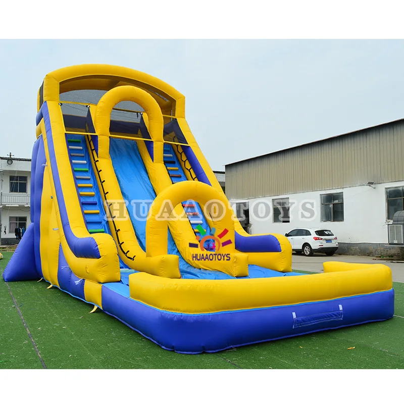 HUAAO commercial bounce house inflatables water slide,bouncy castle water slide inflatable