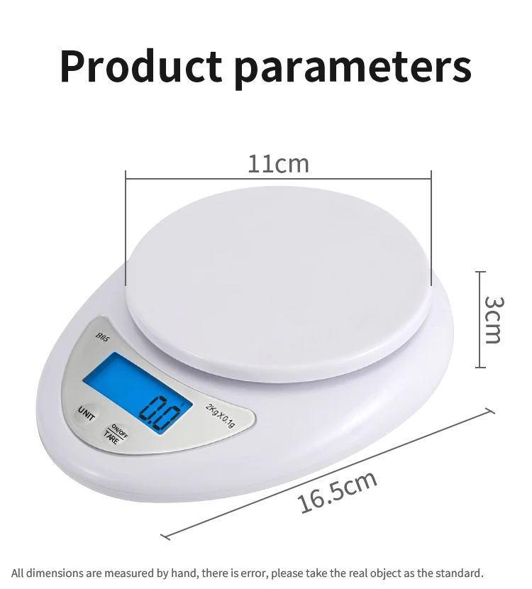 Wuyi Dahe digital electronic kitchen food weighing scale with bowl