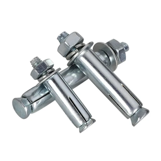 Stainless steel 18-8 304 concrete anchor bolt steel yellow zinc  M10 Sleeve Type Expansion Anchor Bolts