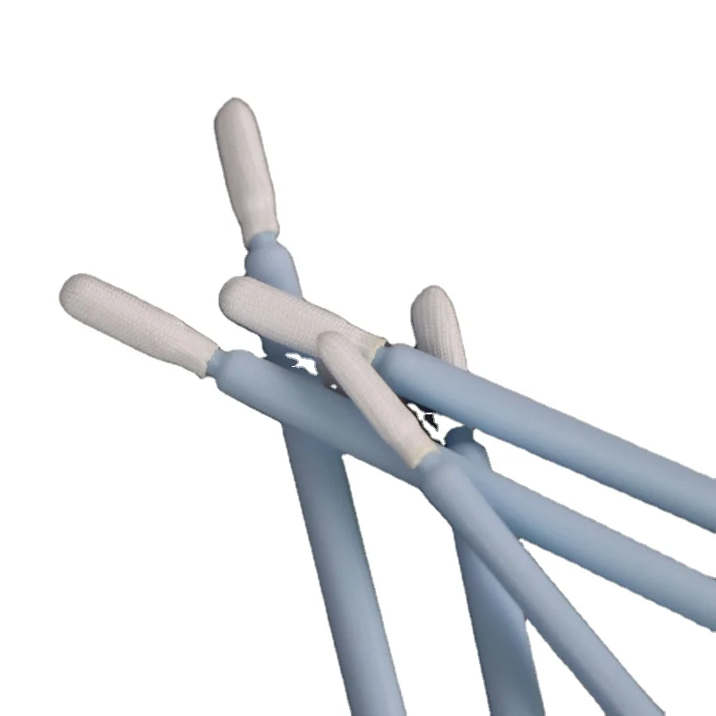 Polyester PP Handle Swab Cleaning Cotton Swab for Cleanroom