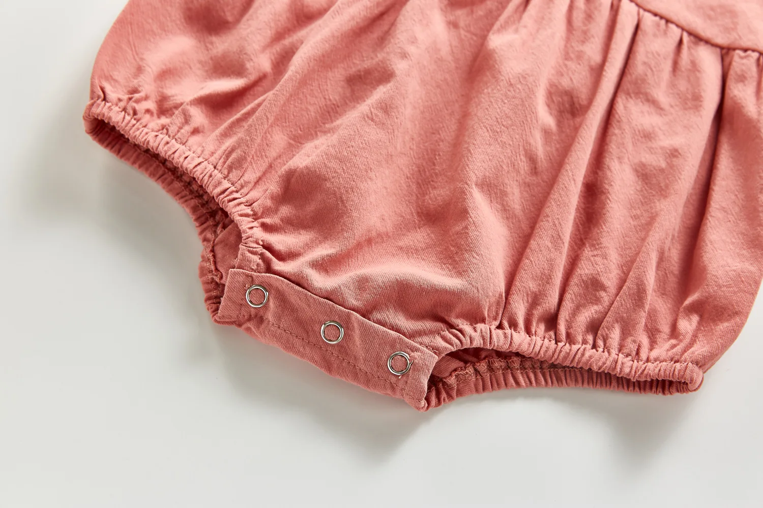 fashion Plain Embroidery Cute Sweet Style Soft Cotton Long Sleeve Baby Girls Romper Toddler Clothes With Hats