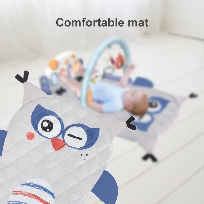 New Releases OEM ODM Custom Activity Baby Gym Large Size Playmat Kids Crawl Mat Tummy Time Piano Play Mats Toys