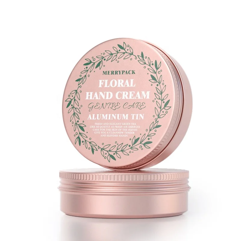 3.3oz wholesale matte pink hair pomade container hair wax tins hand cream Screw hair pomade jar