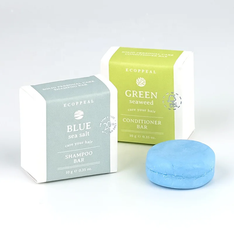 OEM ODM Natural Vegan Organic Custom Fragrant Mini 10 Gram Hotel Shampoo and Conditioner Solid Soap Bar