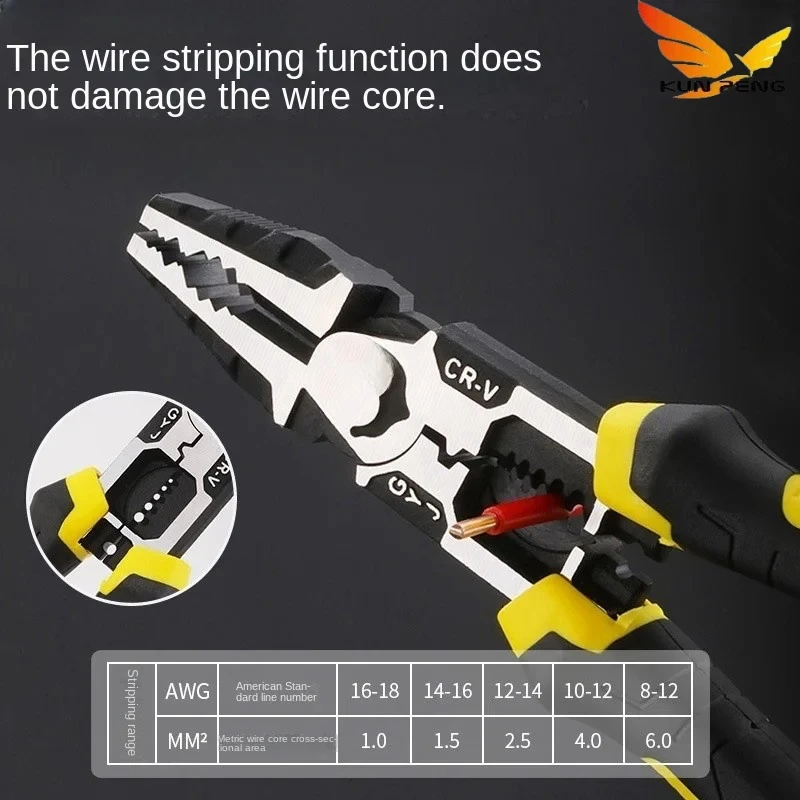 Factory Hot Sale Insulated Diagonal Cutting Pliers Combination Function Pliers Tool Cable Wire Cutter Cutting Pliers