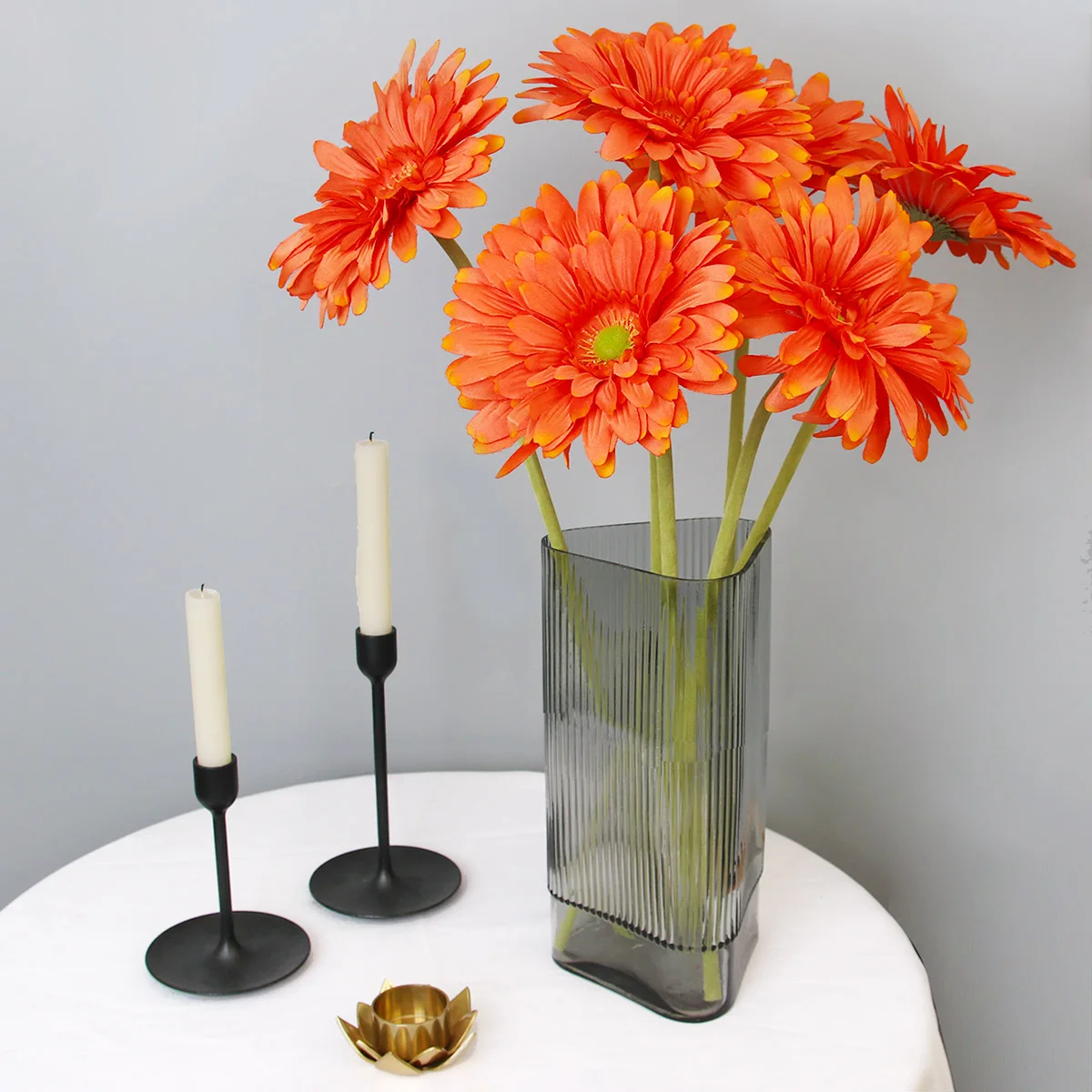 PHCSS-1908R Home Wedding Decor Artificial Flower Centerpiece Flower Single Gerbera Large House Decoration Interior