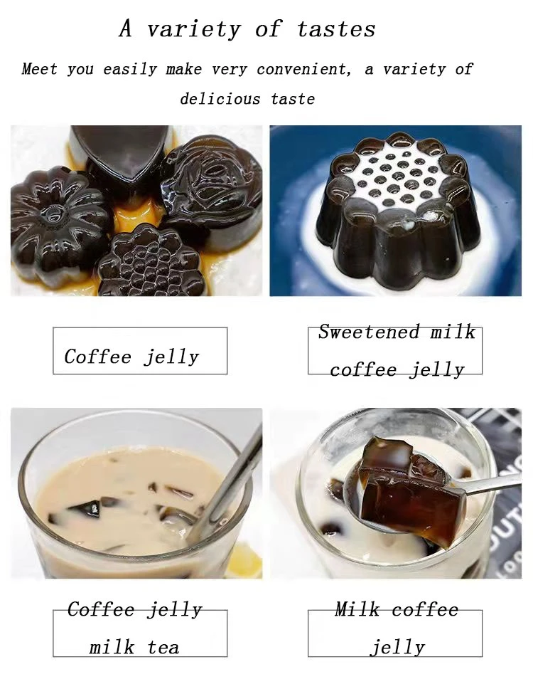 Convenient Q Bounce Mixed Color Coffee Flavored Jelly Make Powder For Milk Tea bubble tea ingredients raw material