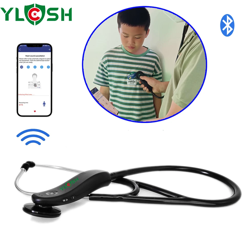 Litman Professional Portable bluetooth wireless intelligent Doctor Medical Dual Single Head Electronic Digital Stethoscope