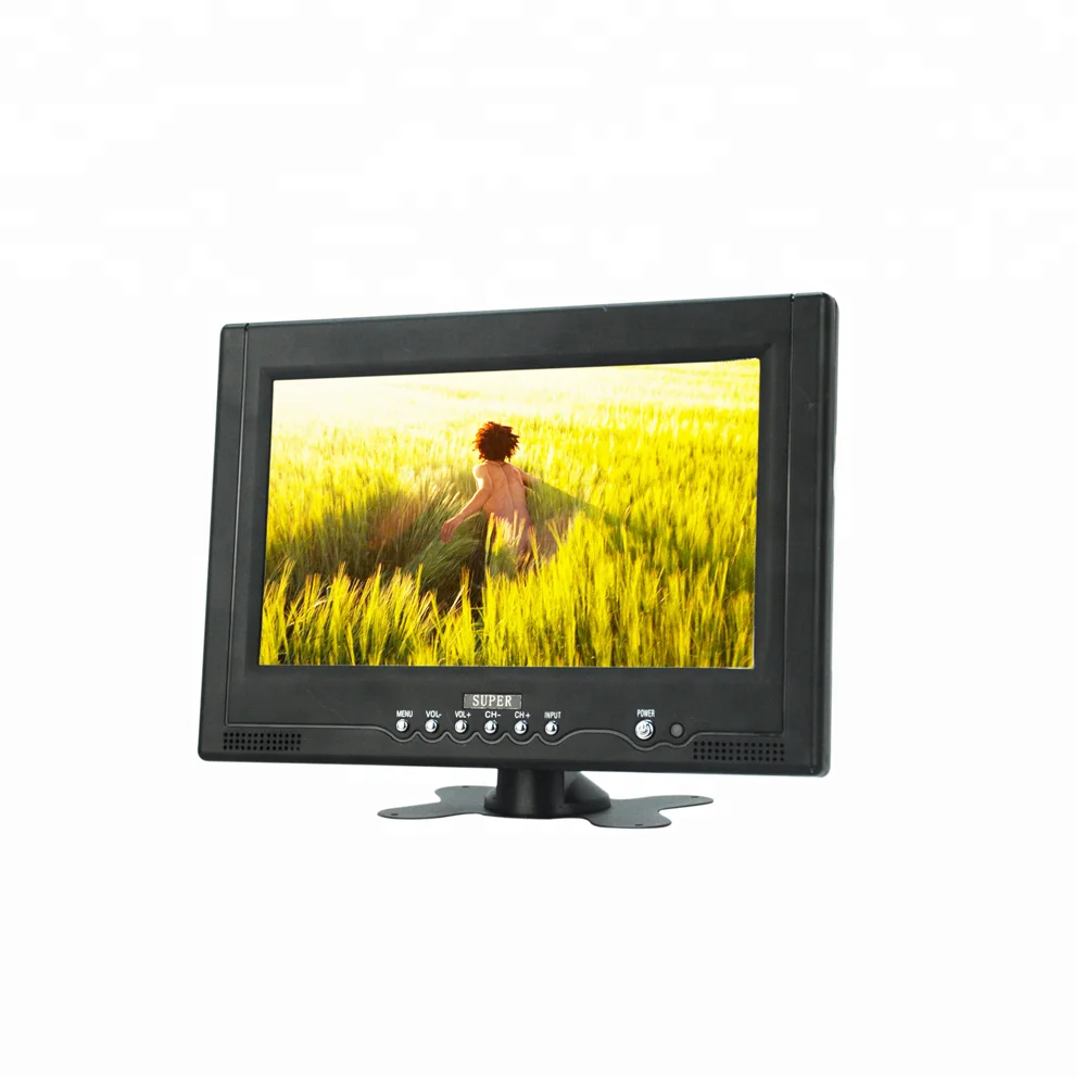 ЖК дисплей Мониторы портативный автомобиля ТВ мини аналоговый PAL/SECAM/NTSC с телевизионные антенны приемник