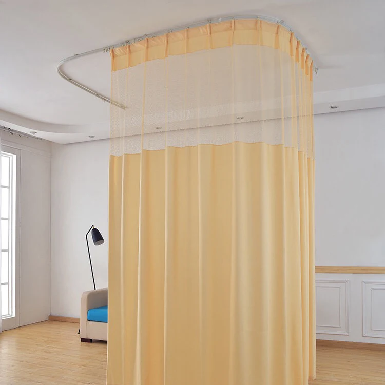 Medical Hospitals Fire Retardant Anti Bacterial Medical Cubical Mesh Disposable Curtain For Hospital