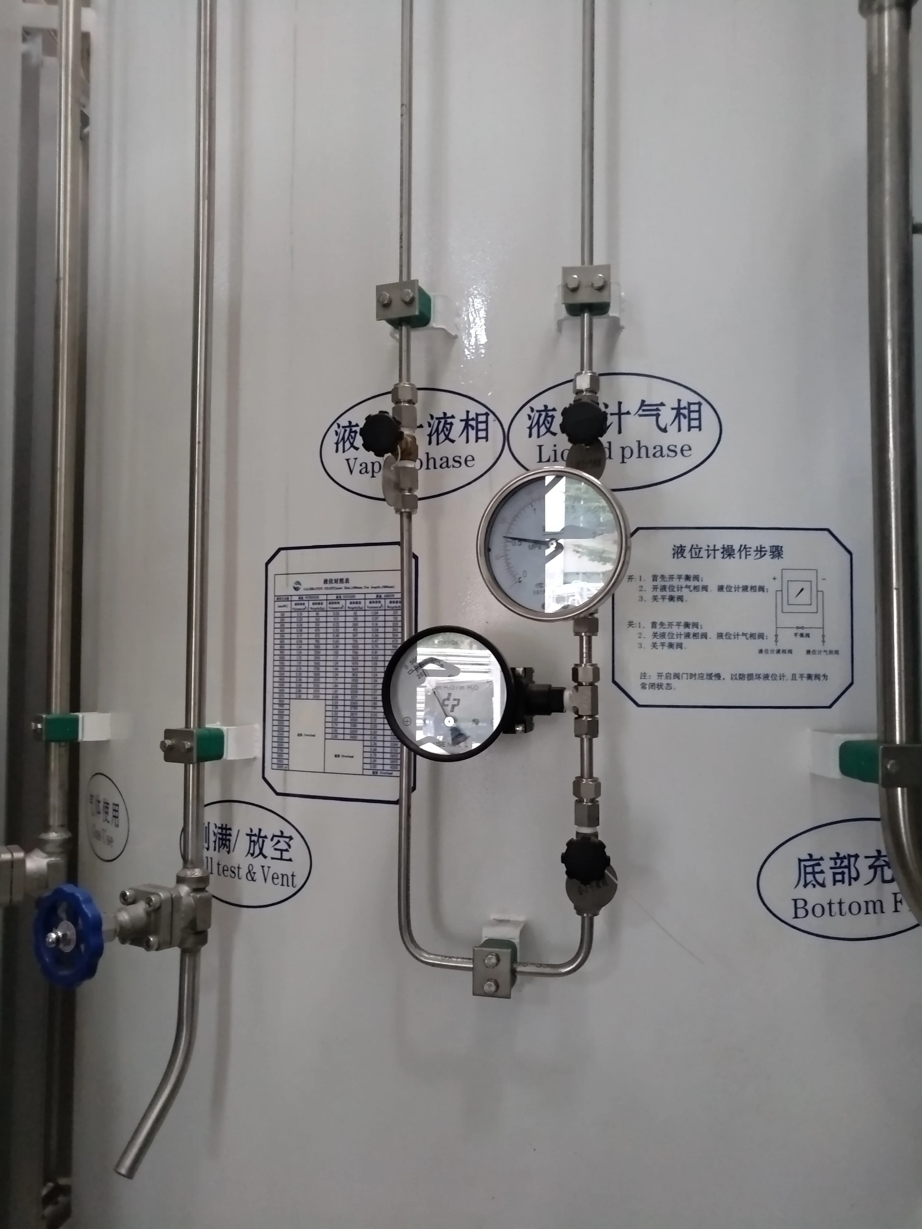 Микро-резервуар для среднего объема LOX LIN AR CO2 СПГ сжиженного нефтяного газа по заводской