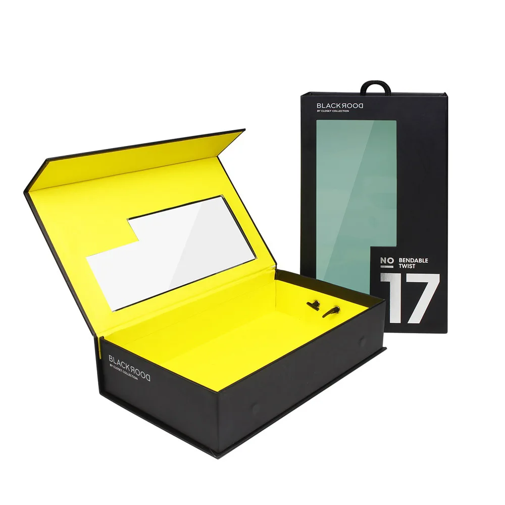 Wholesale High Quality Custom magnet folding book Scarf gift custom printed logo paper tuck box