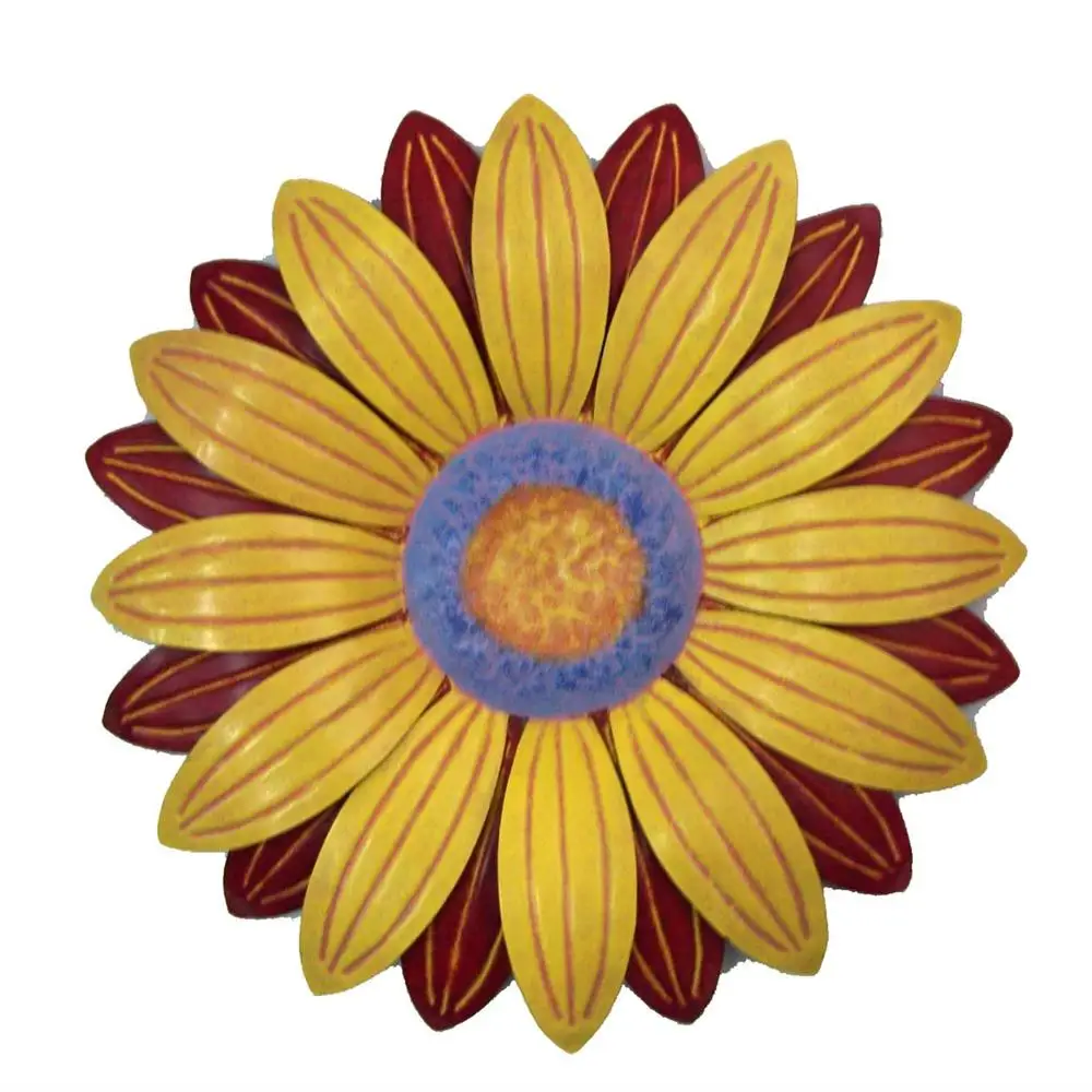 
decorative metal set 3 sunflower wall art home decor 