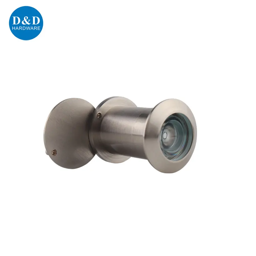 Security Zinc 200 Degree Wide Angle Types of Peepholes Hotel Indoor Door Eye Len Viewer