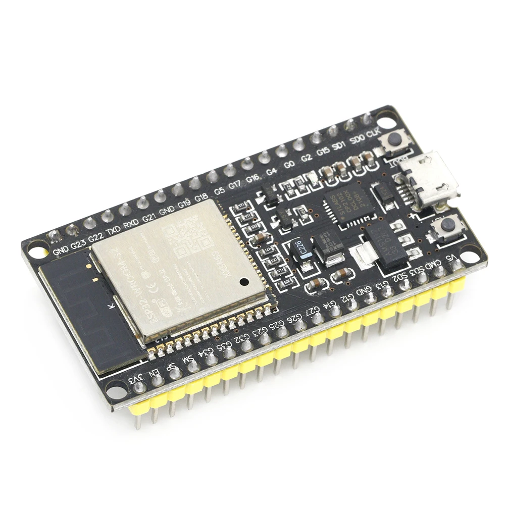 ESP32 Wroom ESP-WROOM-32 WIFI Bluetooth Development Board Dual Core CPU CP2102 Ultra-Low Power ESP32S Micro USB for Arduino