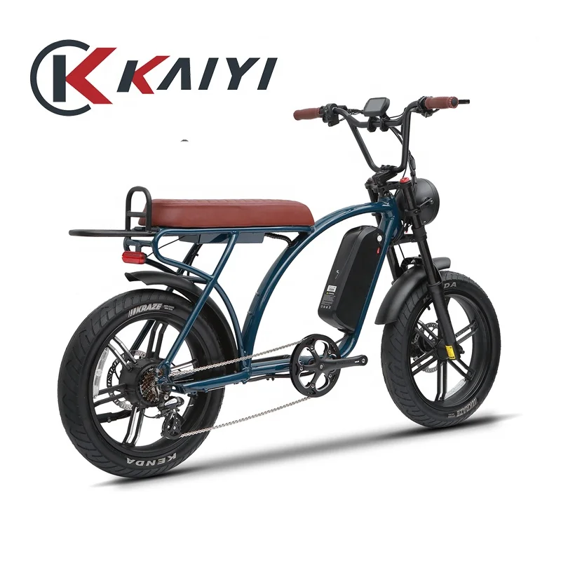 KAIYI dual motor electric bike 1500w electric bicycle lithium battery 48v 20ah ebike adult scooter fat tire bicycle derailleur
