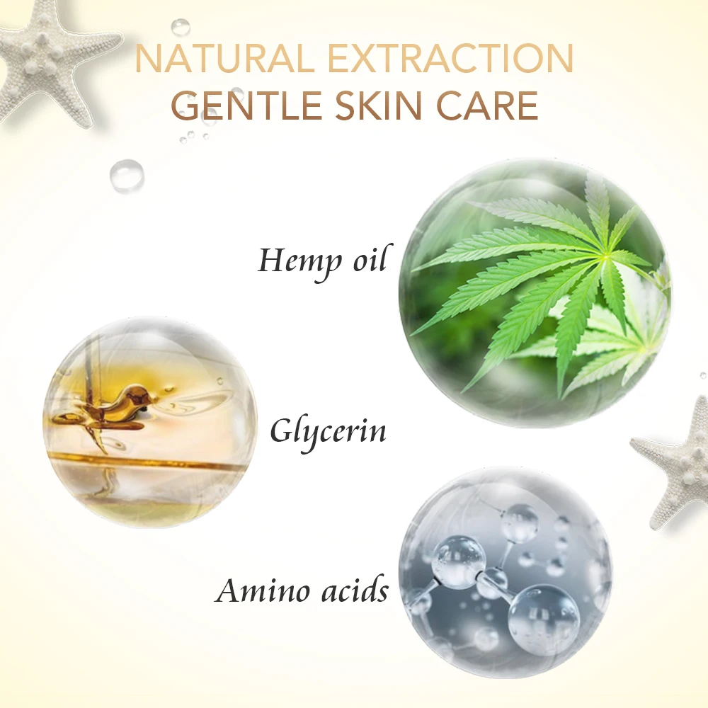  Anti-acne Oil Control Facial Care Soap Bleaching Hemp