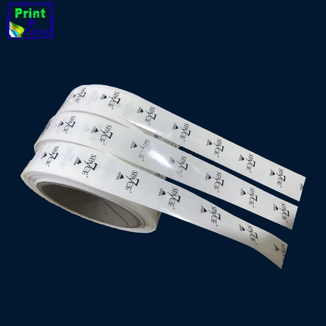 Custom transparent sticker roll BOPP label stickers