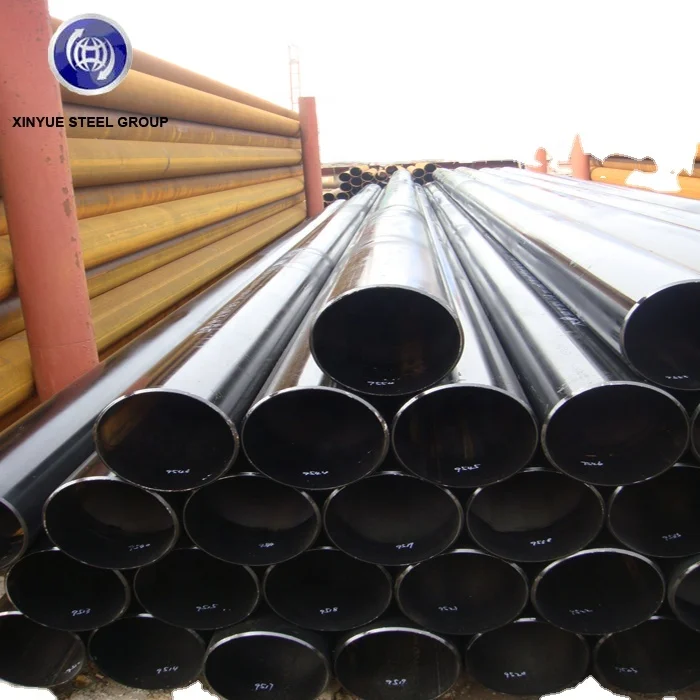 XINYUE Ms Сталь ERW Углеродистая ASTM A53 черная стальная труба сварная Sch40 для строительных