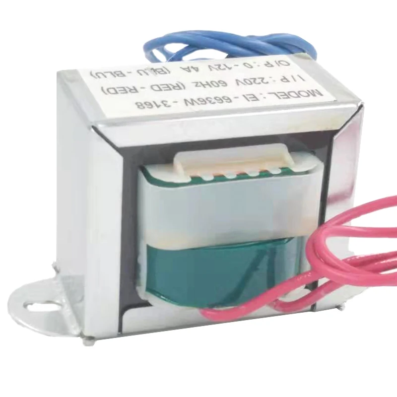 100% Copper EI 66 66*28 66*45 AC Output Low Frequency Small Power Auto Transformer For Massage Armchair