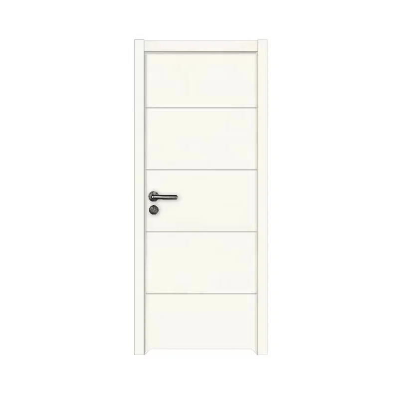 BOWDEU DOORS WPC Door Panel for houses interior Waterproof fireproof ABS/PVC/WPC door skin china door manufacture