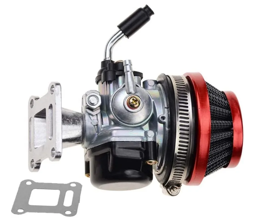 Racing Carburetor 2 Stroke 49cc 66cc 70cc 80cc With Air Filter For 2 Stroke Engine Motorized Bicycle BLUE