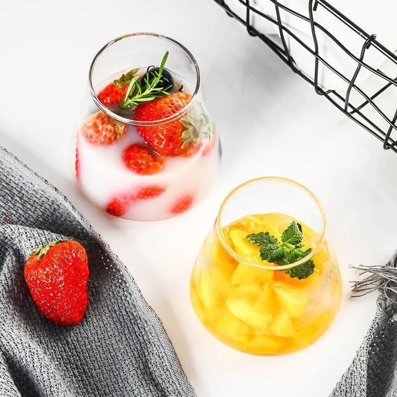 Amazon best-selling Mount Fuji Beer Glass 360ml Creative Milk Cup Transparent Borosilicate Glass Japanese Fujiyama Creative Cups