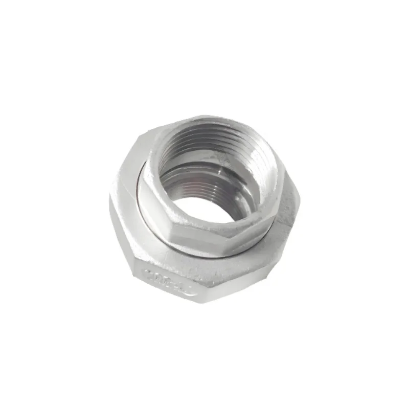 High Quality BSPP BSPT NPT Pipe Fittings with Live Union Joints for Oil Gas Industry Plumbing Bushing Model with Head