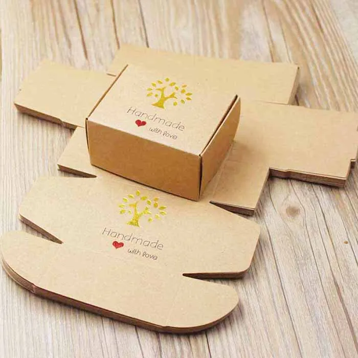 Brown Kraft Carton Soap Packaging Gift Paper Box