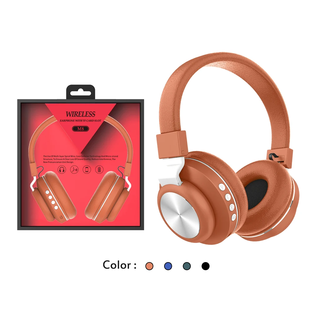 5.0 Handsfree OEM Branded Silent Disco Audifonos Wireless Headphones