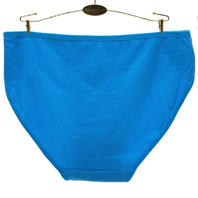 High quality fat women big size underwear 95% cotton plain color panties for big size lady women hot sale