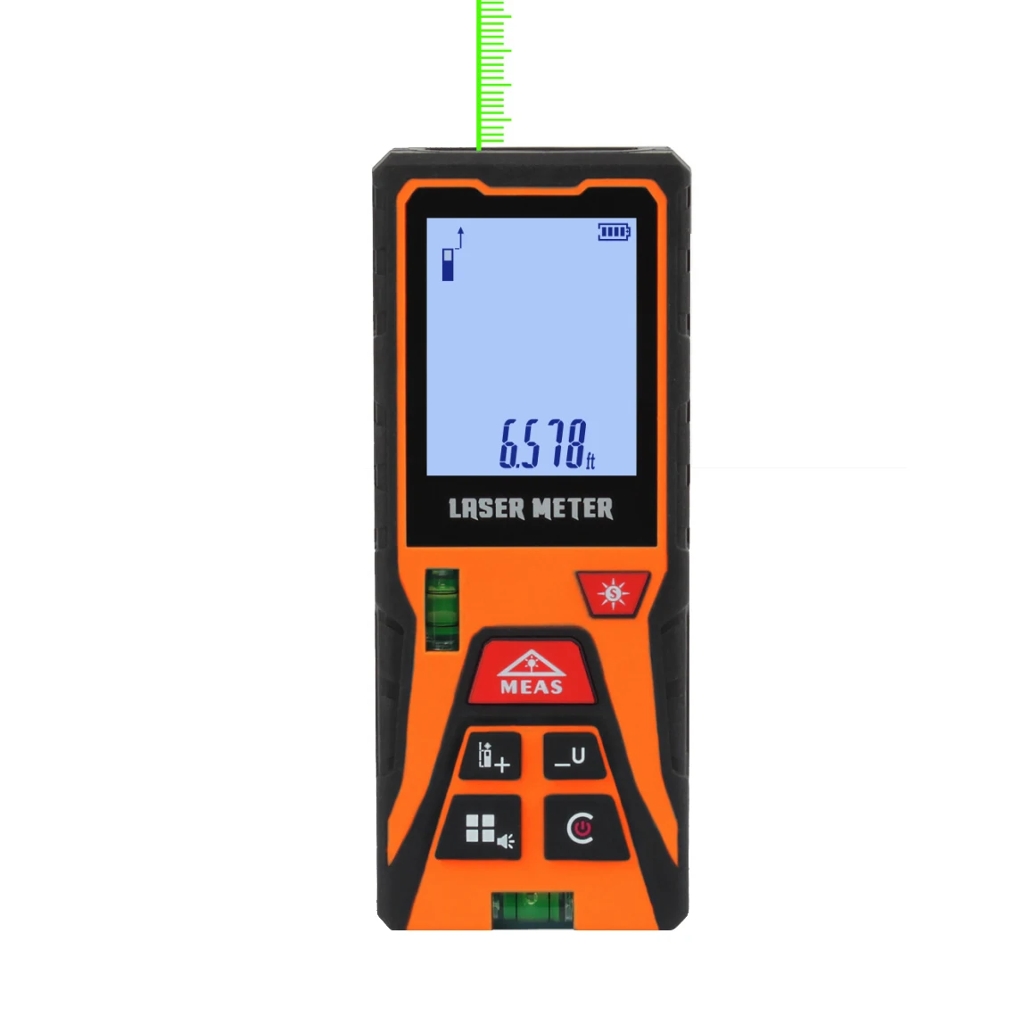 100m Green Digital laser distance meter laser measuring device white LCD long range finder distance measurence tools